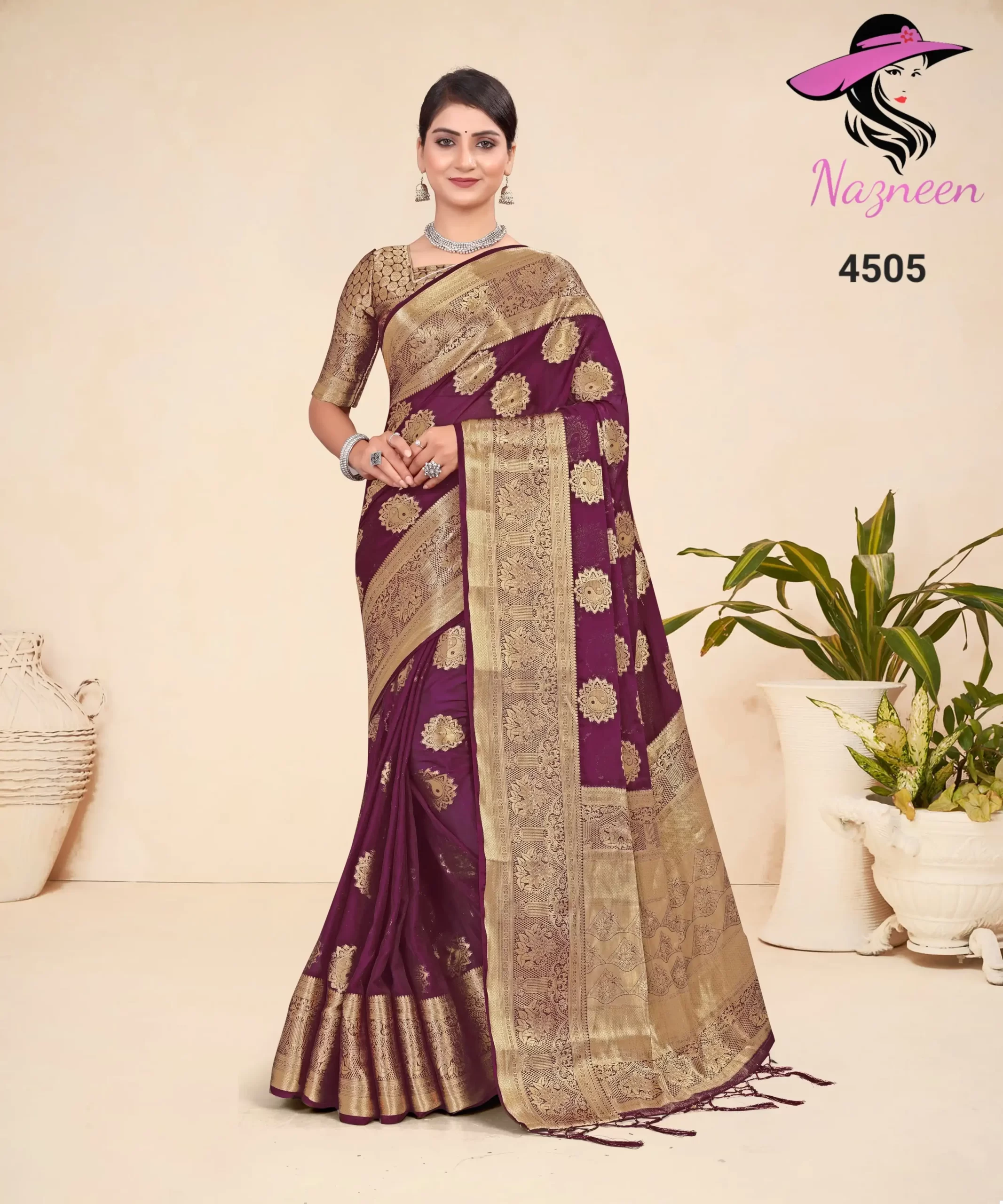 Nazneen Julissa Pure Viscose Wholesale Sarees Catalog — Wholesale Sarees, MPA wholesale from Surat - Gallery Image 8