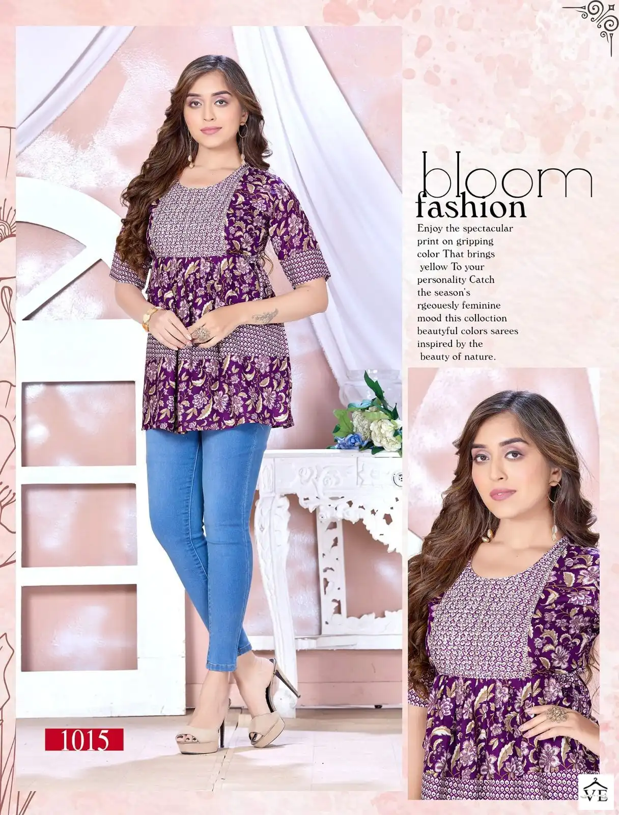 Vardan Ethnic Jlf Kiddy 3 14 Kg Rayon Wholesale Short Kurtis Catalog — Wholesale Kurtis, MPA wholesale from Surat - Gallery Image 5