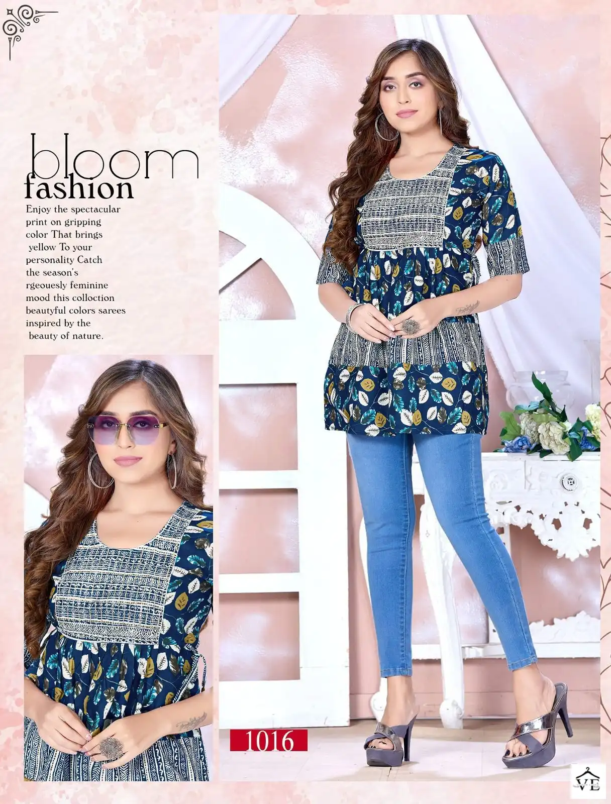 Vardan Ethnic Jlf Kiddy 3 14 Kg Rayon Wholesale Short Kurtis Catalog — Wholesale Kurtis, MPA wholesale from Surat - Gallery Image 6