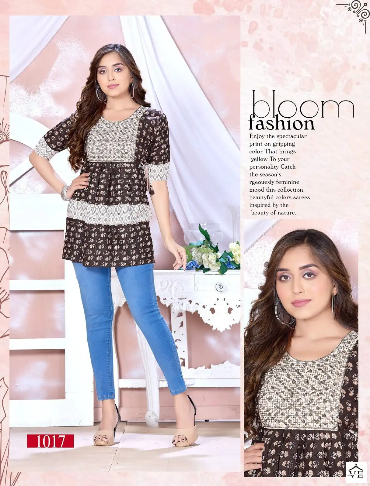 Vardan Ethnic Jlf Kiddy 3 14 Kg Rayon Wholesale Short Kurtis Catalog — Wholesale Kurtis, MPA wholesale from Surat - Gallery Image 7