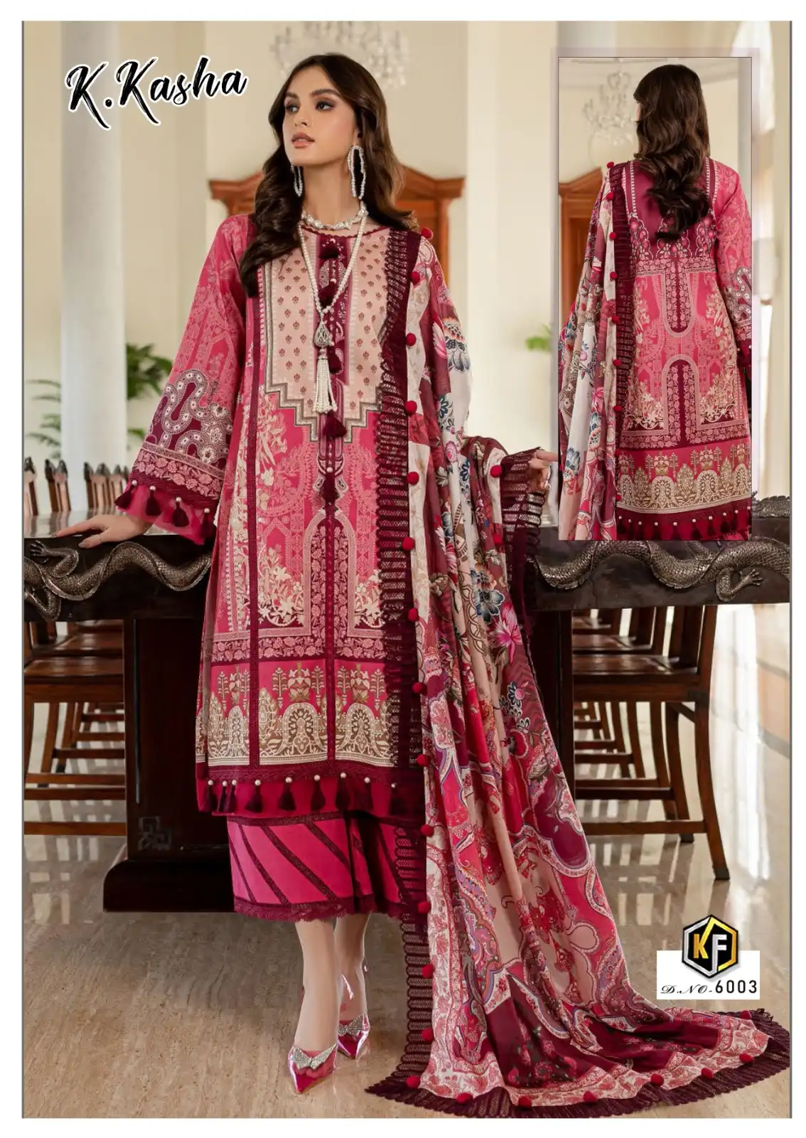 Keval K Kasha Vol 6 Cotton Wholesale Pakistani Salwar Suit Catalog — Wholesale Salwar Suits, Keval Fab wholesale from Surat - Gallery Image 4