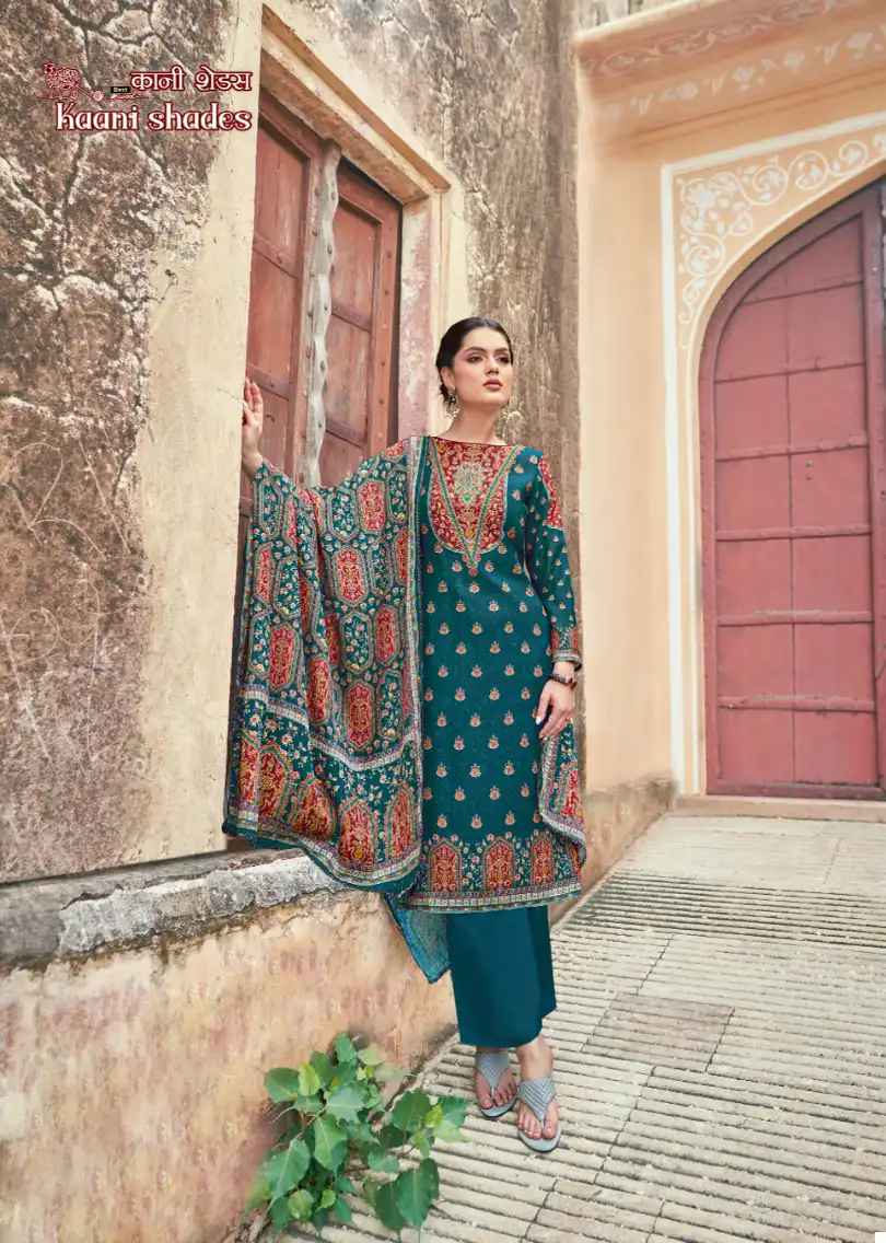 Alok Suits Kaani Shades Pashmina Wholesale Designer Winter Wear Salwar Suit Catalog — Wholesale Salwar Suits, Alok Suit wholesale from Surat - Gallery Image 2