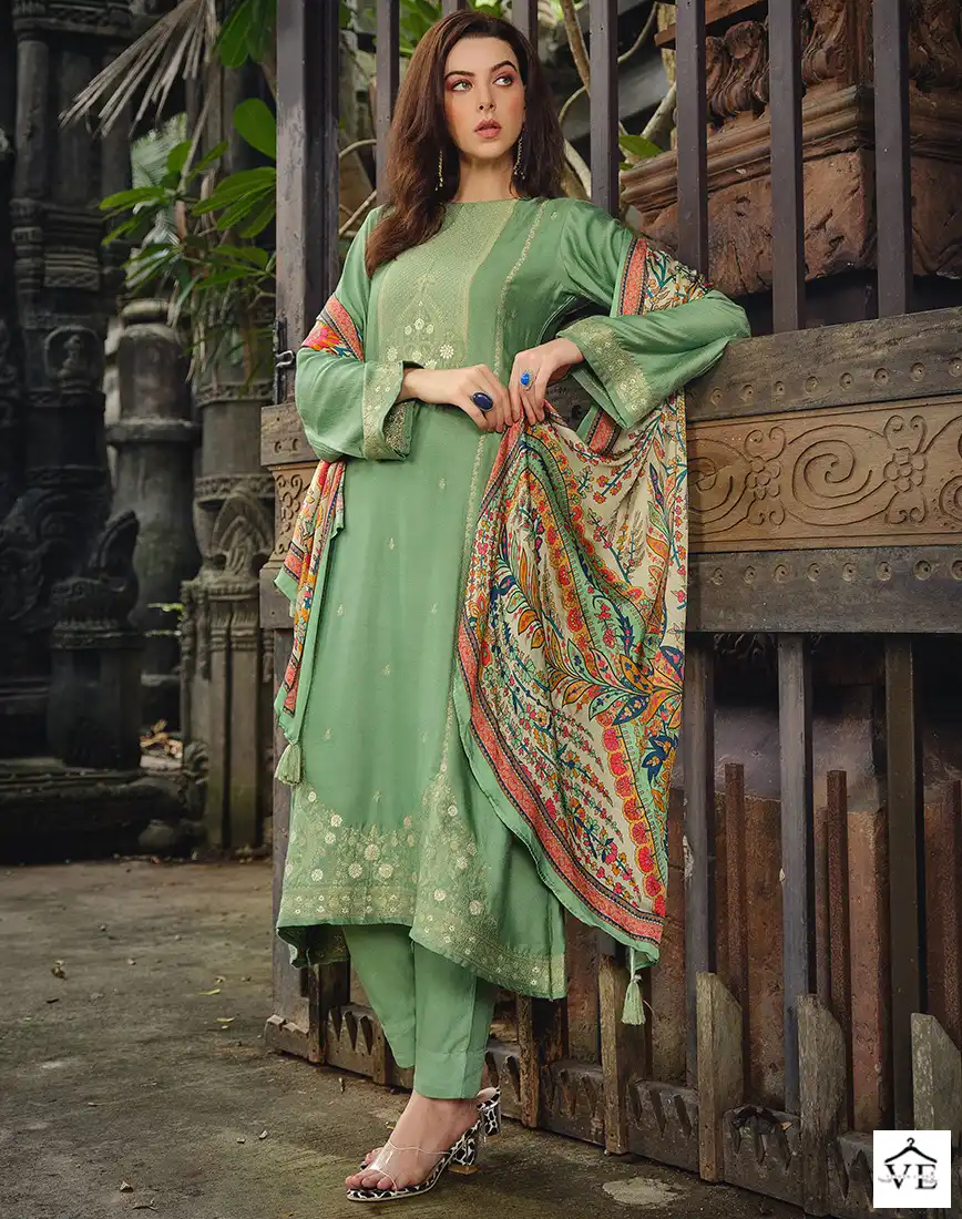 Aiqa Kaifiyat Pure Bemberg Woolen Pashmina Wholesale Designer Weanter Wear Salwar Suit Catalog — Wholesale Salwar Suits, MPA wholesale from Surat — view 1