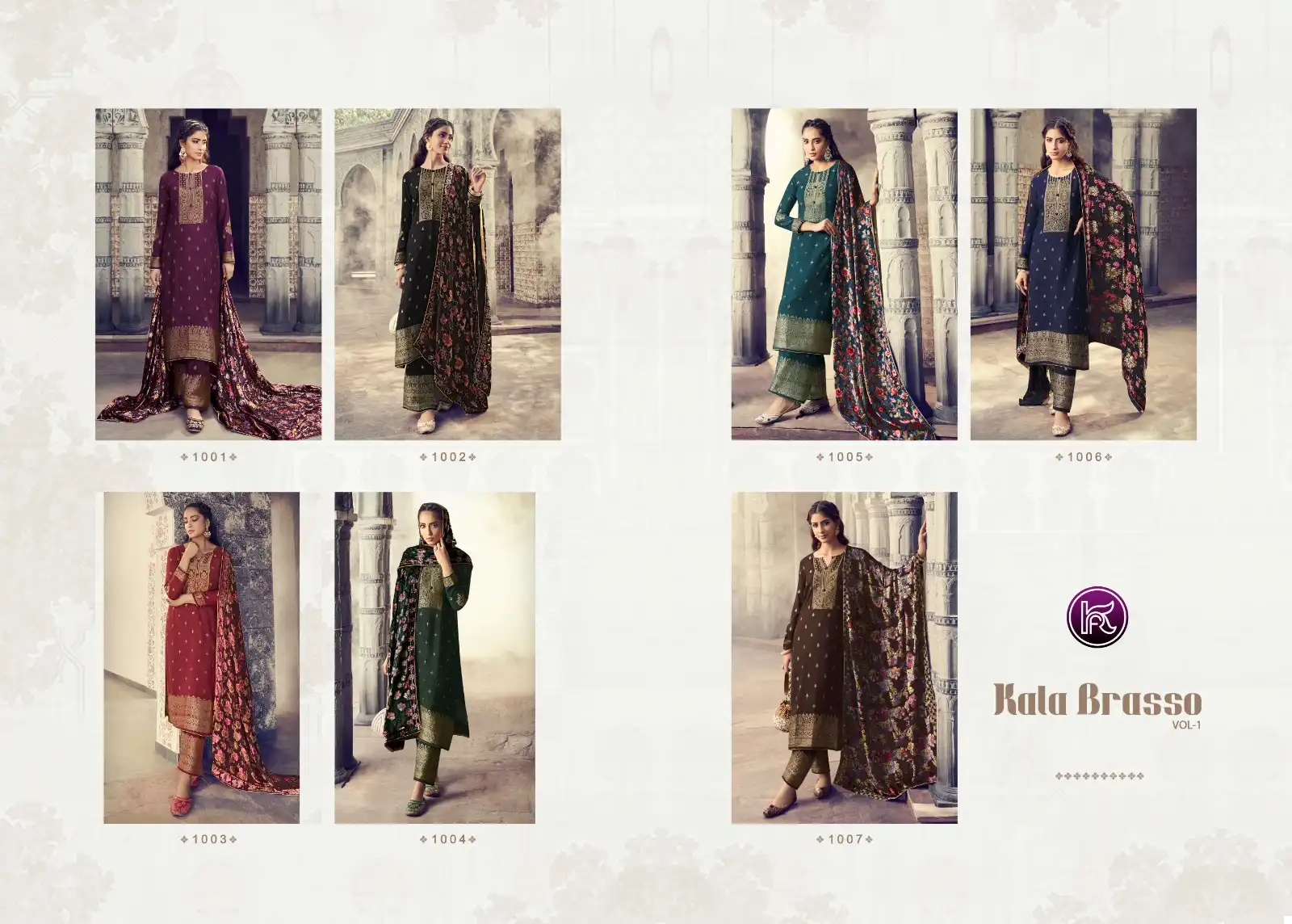 Kala Fashion Kala Brasso Viscose Pashmina Wholesale Designer Winter Wear Salwar Suit Catalog — Wholesale Salwar Suits, MPA wholesale from Surat — view 8