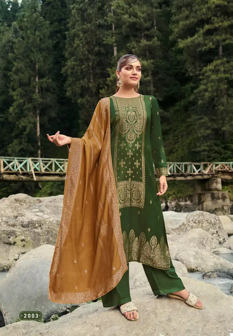Kala Fashion Kala Pashmina 2 Viscose Pashmina Wholesale Designer Winter Wear Salwar Suit Catalog - 6 Pcs Set — Wholesale Salwar Suits, MPA wholesale from Surat - Gallery Image 3