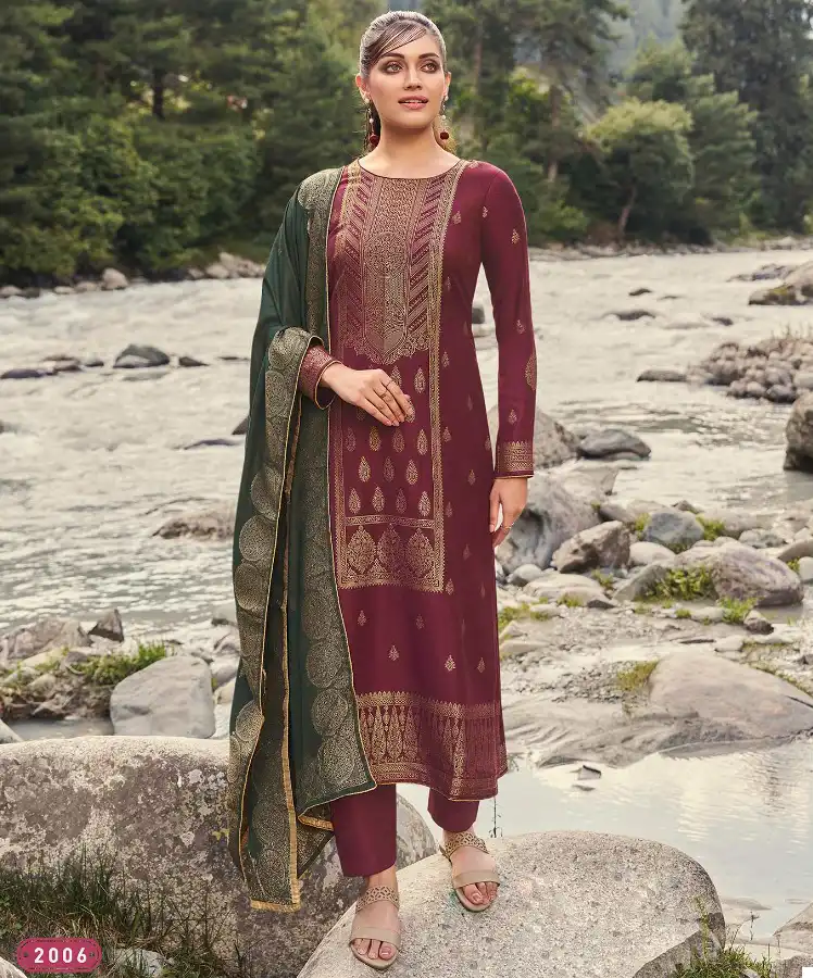Kala Fashion Kala Pashmina 2 Viscose Pashmina Wholesale Designer Winter Wear Salwar Suit Catalog - 6 Pcs Set — Wholesale Salwar Suits, MPA wholesale from Surat — view 1