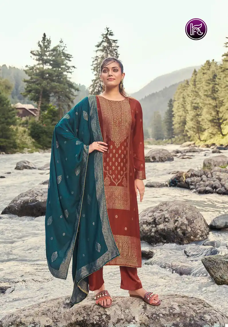 Kala Fashion Kala Pashmina 2 Viscose Pashmina Wholesale Designer Winter Wear Salwar Suit Catalog - 6 Pcs Set — Wholesale Salwar Suits, MPA wholesale from Surat - Gallery Image 6