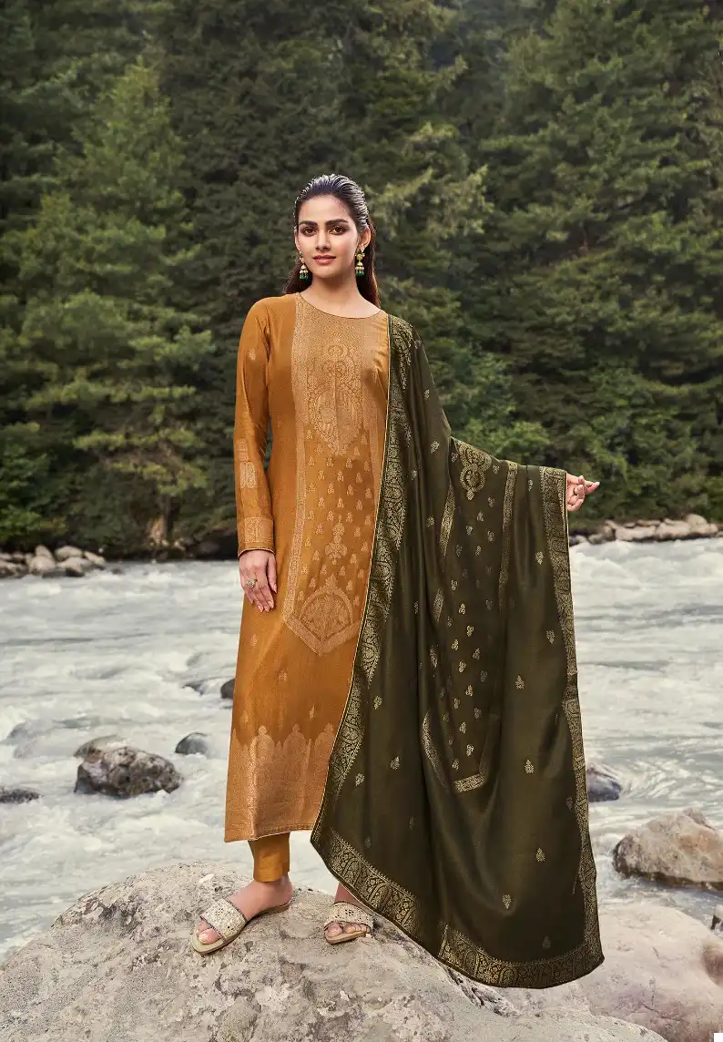 Kala Fashion Kala Pashmina 2 Viscose Pashmina Wholesale Designer Winter Wear Salwar Suit Catalog - 6 Pcs Set — Wholesale Salwar Suits, MPA wholesale from Surat - Gallery Image 7