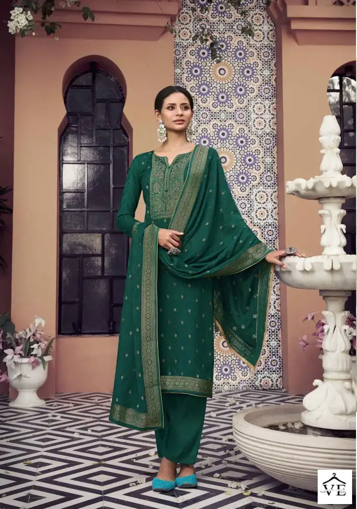 Kala Fashion Kala Pasmina Viscose Pashmina Wholesale Designer Winter Wear Salwar Suit Catalog — Wholesale Salwar Suits, MPA wholesale from Surat - Gallery Image 3