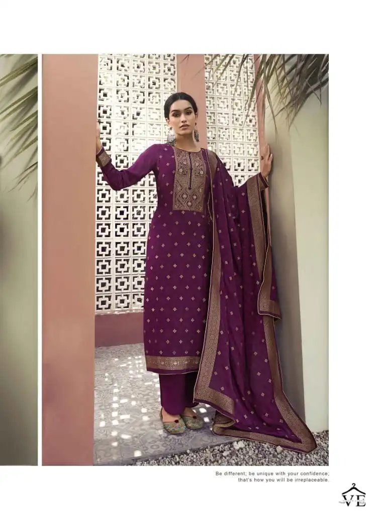 Kala Fashion Kala Pasmina Viscose Pashmina Wholesale Designer Winter Wear Salwar Suit Catalog — Wholesale Salwar Suits, MPA wholesale from Surat - Gallery Image 4