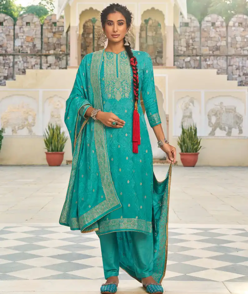 Kala Fashion Kala Pasmina 5 Viscose Pashmina Wholesale Designer Winter Wear Salwar Suit Catalog — Wholesale Salwar Suits, MPA wholesale from Surat — view 1