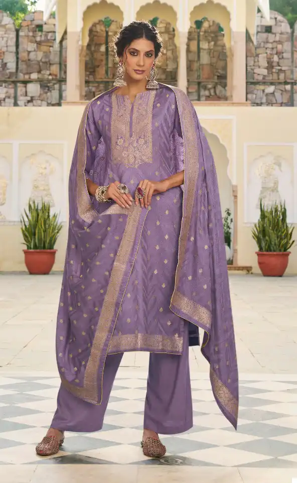 Kala Fashion Kala Pasmina 5 Viscose Pashmina Wholesale Designer Winter Wear Salwar Suit Catalog — Wholesale Salwar Suits, MPA wholesale from Surat - Gallery Image 4