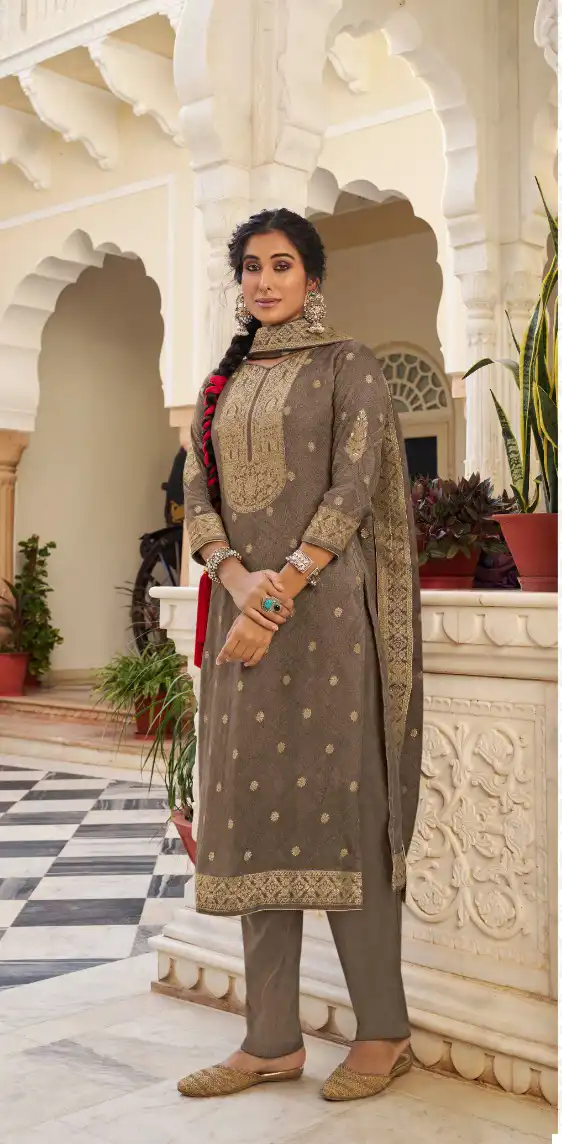 Kala Fashion Kala Pasmina 5 Viscose Pashmina Wholesale Designer Winter Wear Salwar Suit Catalog — Wholesale Salwar Suits, MPA wholesale from Surat - Gallery Image 6