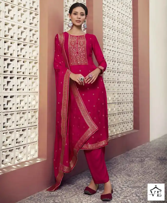Kala Fashion Kala Pasmina Viscose Pashmina Wholesale Designer Winter Wear Salwar Suit Catalog — Wholesale Salwar Suits, MPA wholesale from Surat — view 1