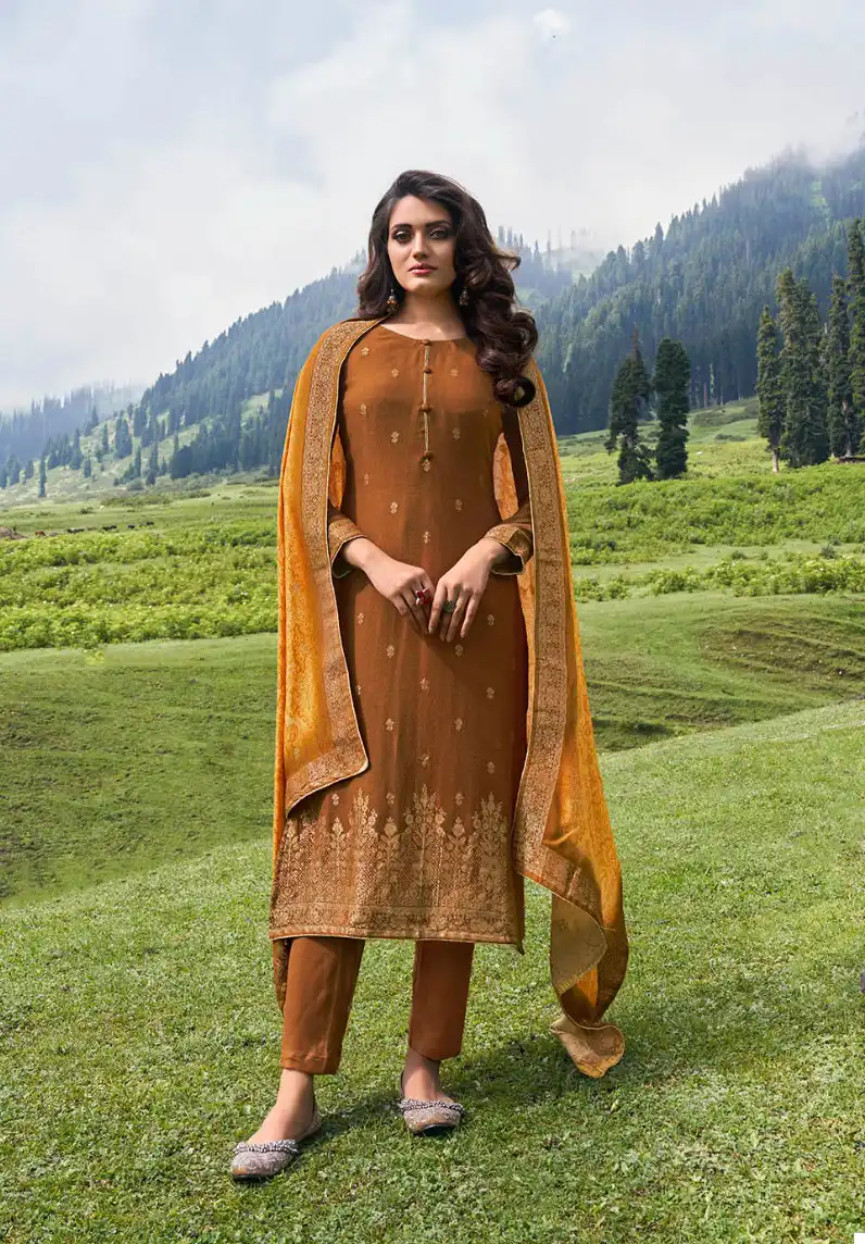 Kala Fashion Kala Print 2 Viscose Pashmina Wholesale Designer Winter Wear Salwar Suit Catalog - 6 Pcs Set — Wholesale Salwar Suits, MPA wholesale from Surat - Gallery Image 5