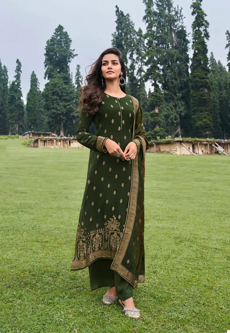 Kala Fashion Kala Print 2 Viscose Pashmina Wholesale Designer Winter Wear Salwar Suit Catalog - 6 Pcs Set — Wholesale Salwar Suits, MPA wholesale from Surat — view 7