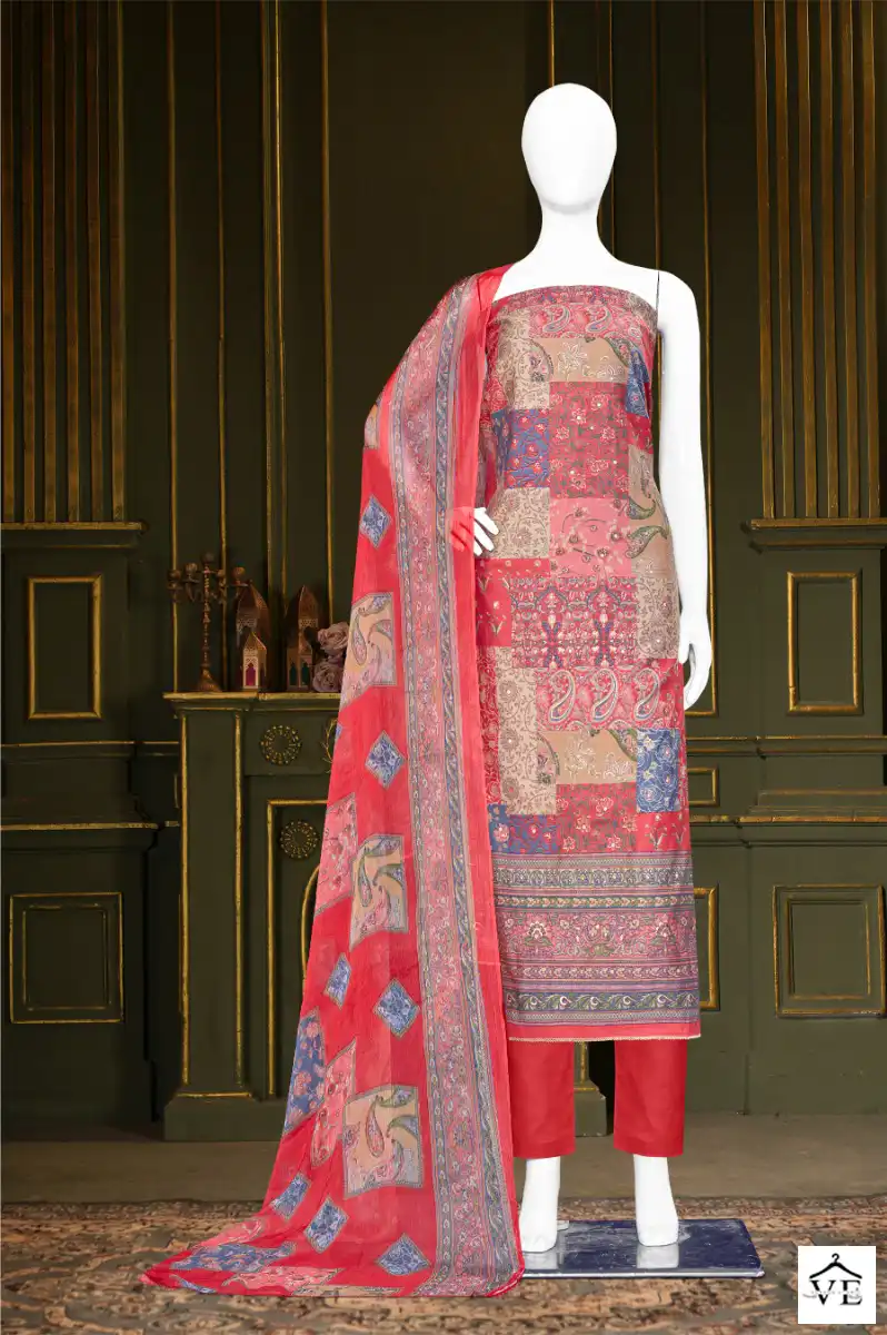 Bipson Kalarang 2321 Pure Modal Chanderi Wholesale Salwar Suit Catalog — Wholesale Salwar Suits, MPA wholesale from Surat - Gallery Image 3
