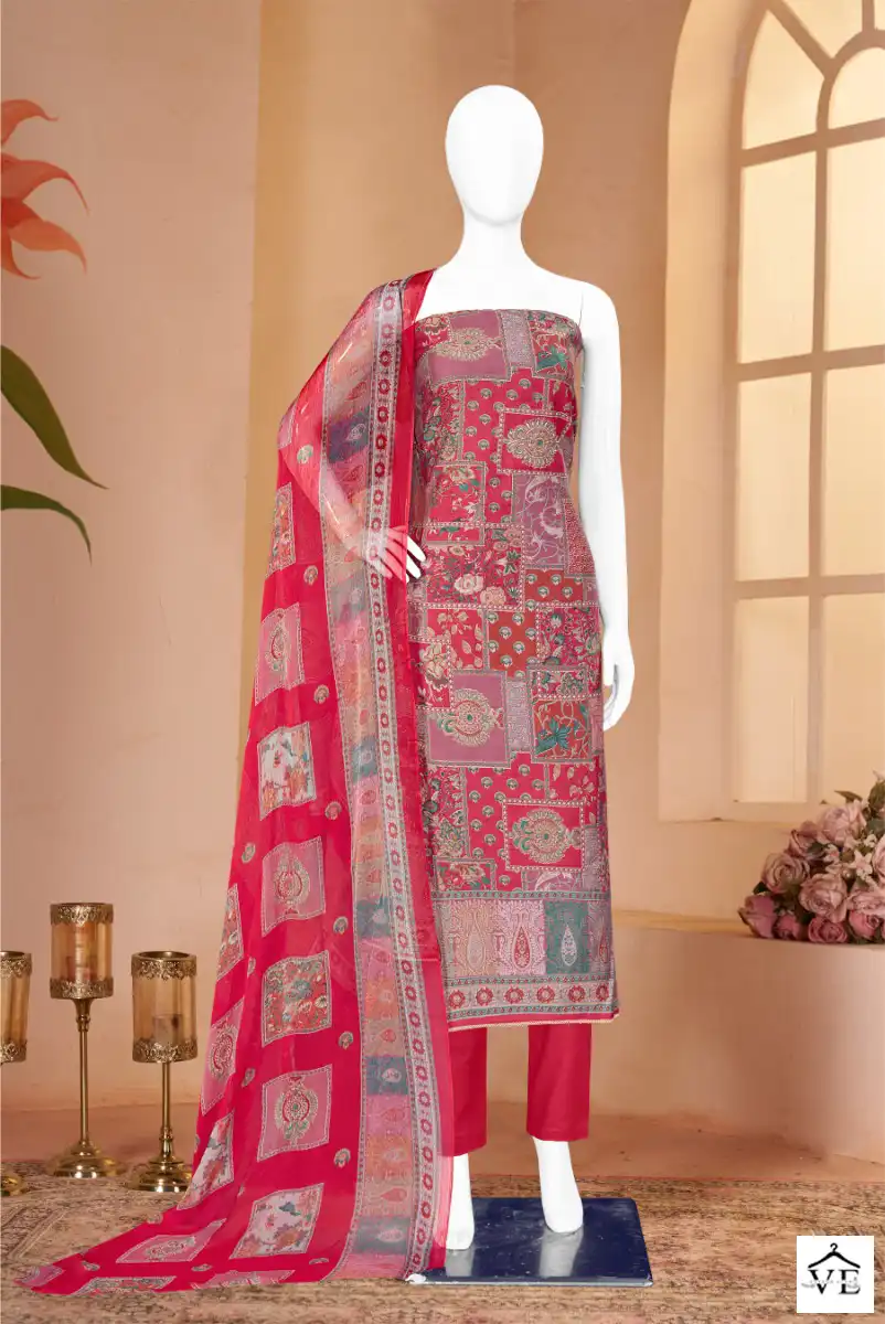 Bipson Kalarang 2322 Pure Modal Chanderi Wholesale Salwar Suit Catalog — Wholesale Salwar Suits, MPA wholesale from Surat - Gallery Image 3