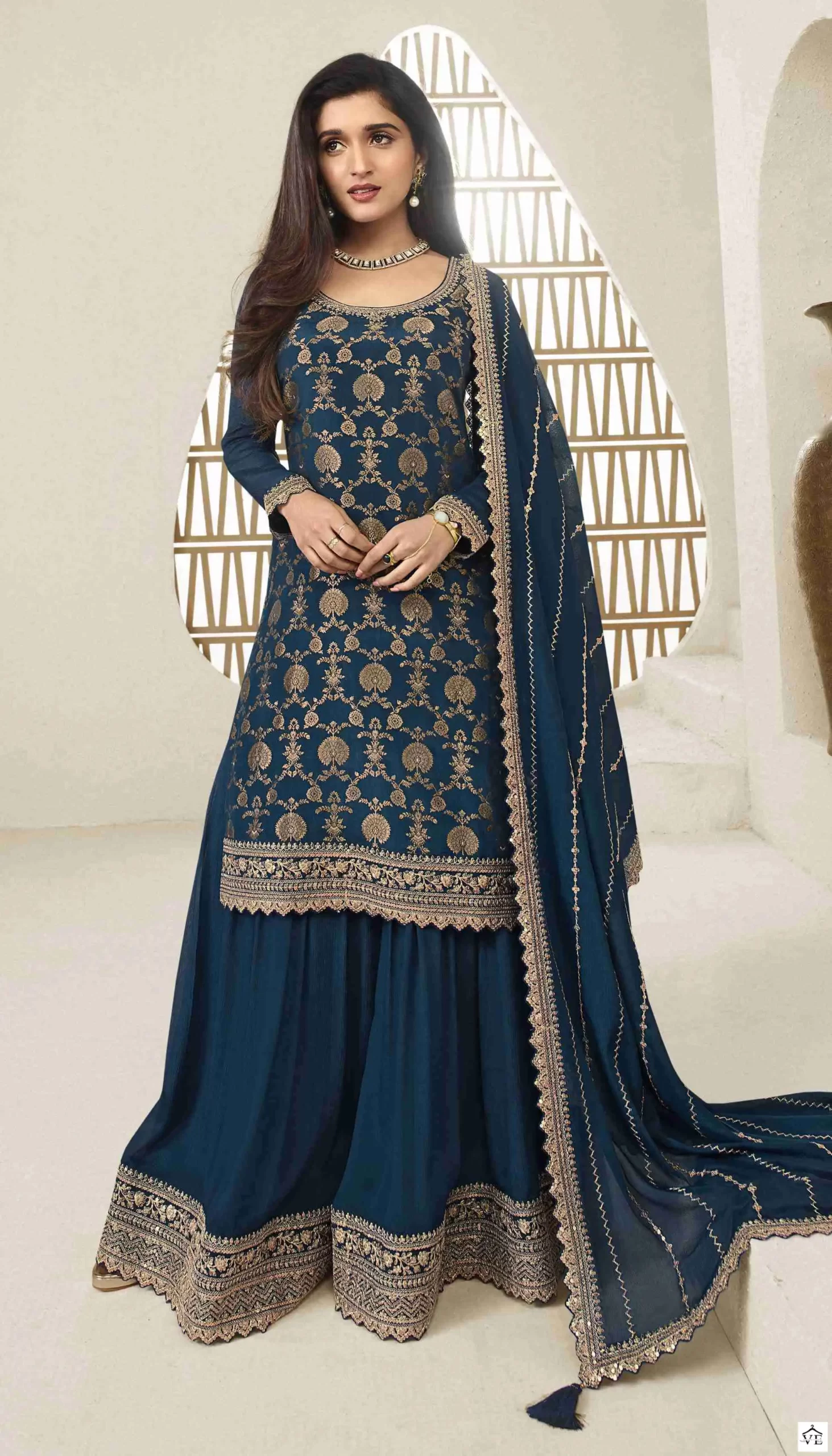 Vinay Fashion Karva Viscose Wholesale Designer Festive Wear Salwar Suit Catalog — Wholesale Salwar Suits, MPA wholesale from Surat - Gallery Image 3