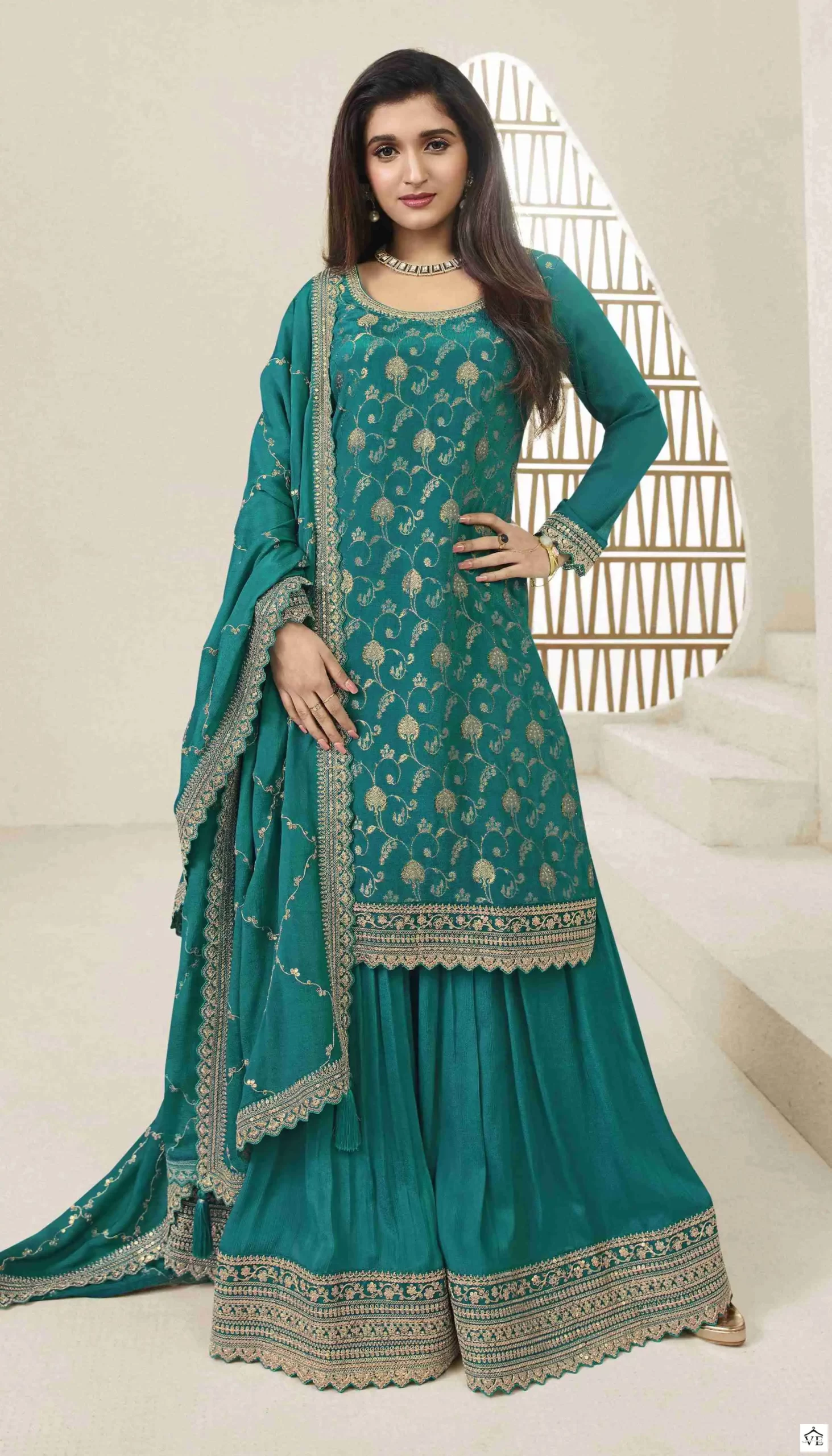 Vinay Fashion Karva Viscose Wholesale Designer Festive Wear Salwar Suit Catalog — Wholesale Salwar Suits, MPA wholesale from Surat - Gallery Image 5