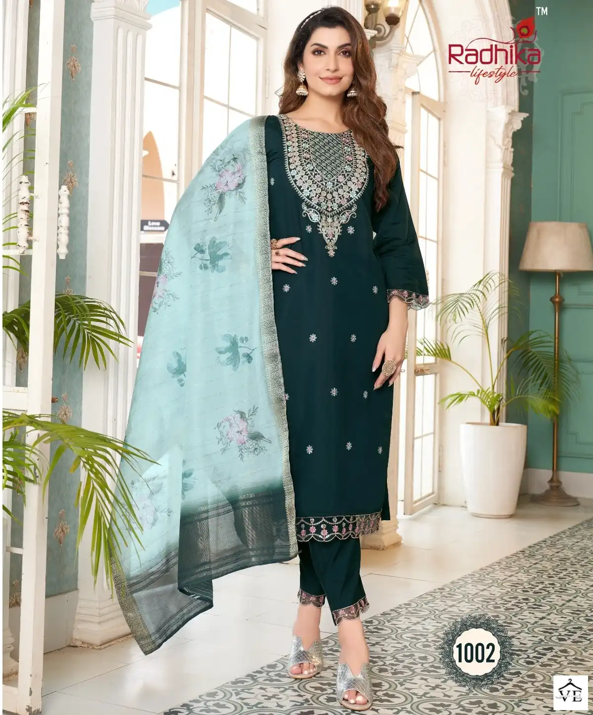 Radhika Lifestyle Kasturi Vol1 Pure Roman Silk Wholesale Designer Readymade Salwar Suit Catalog — Wholesale Salwar Suits, MPA wholesale from Surat — view 1