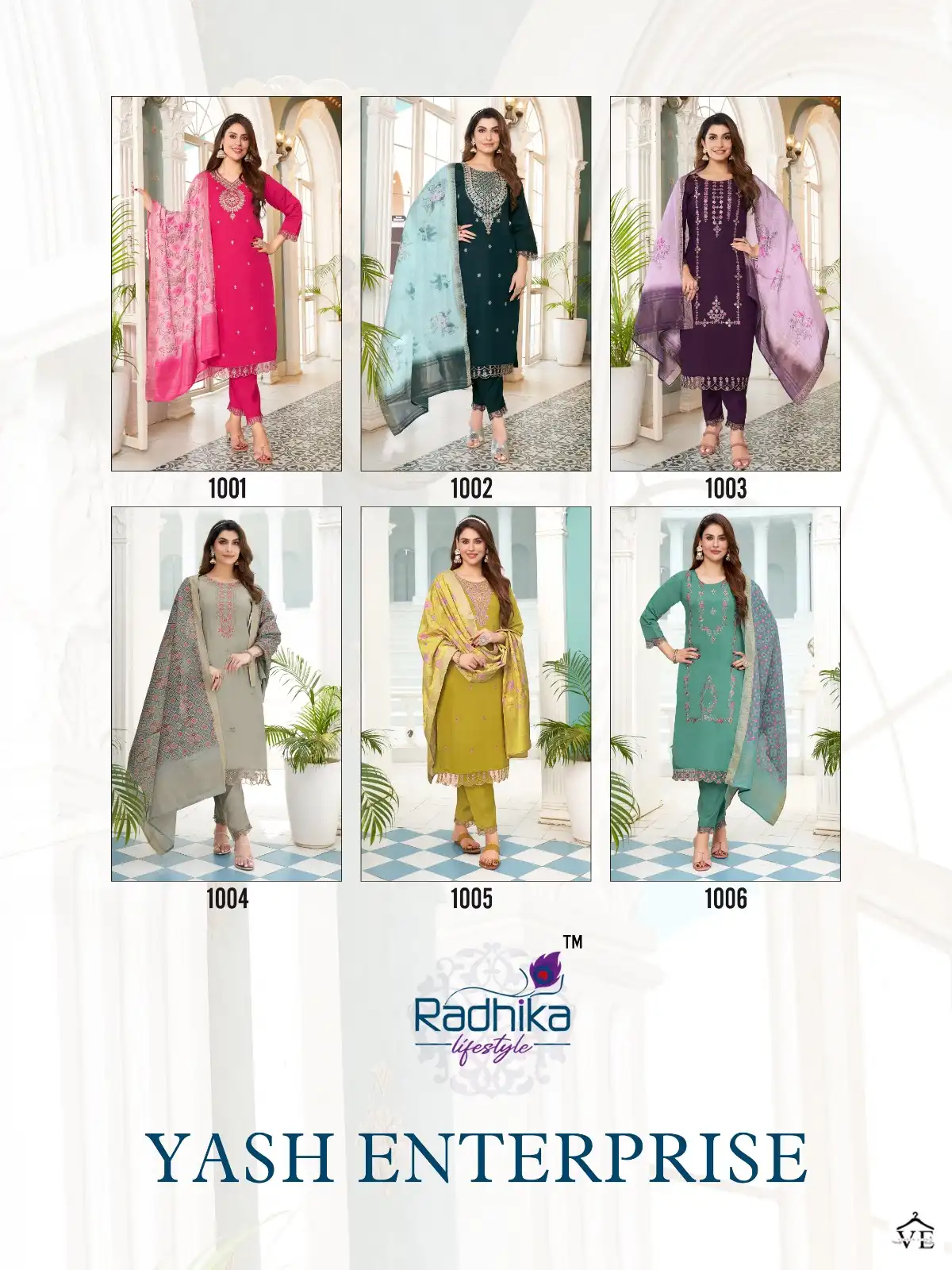Radhika Lifestyle Kasturi Vol1 Pure Roman Silk Wholesale Designer Readymade Salwar Suit Catalog — Wholesale Salwar Suits, MPA wholesale from Surat — view 7