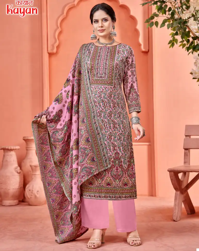 Fyra Kayan Pashmina Wholesale Swarovski Work Salwar Suit Catalog — Wholesale Salwar Suits, MPA wholesale from Surat — view 1