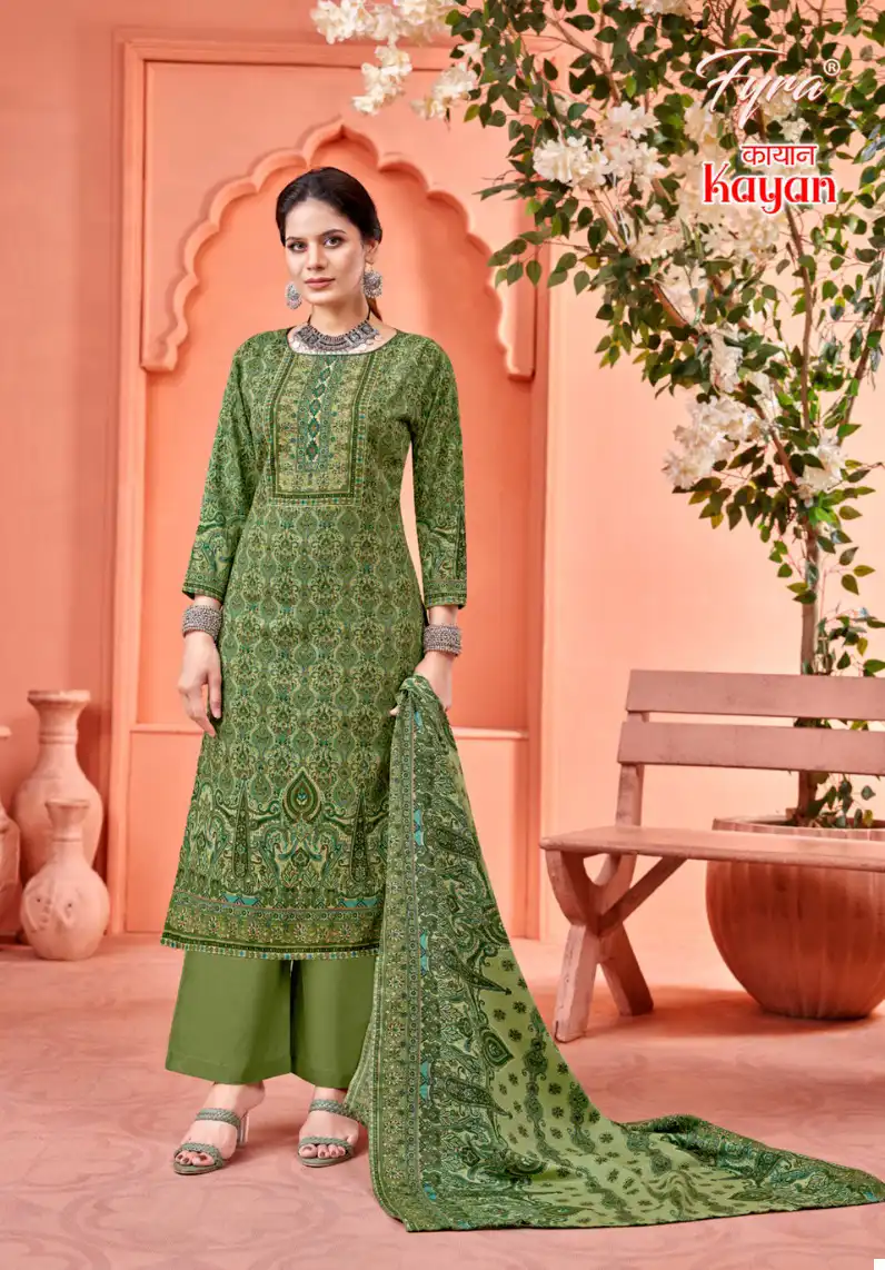 Fyra Kayan Pashmina Wholesale Swarovski Work Salwar Suit Catalog — Wholesale Salwar Suits, MPA wholesale from Surat - Gallery Image 7