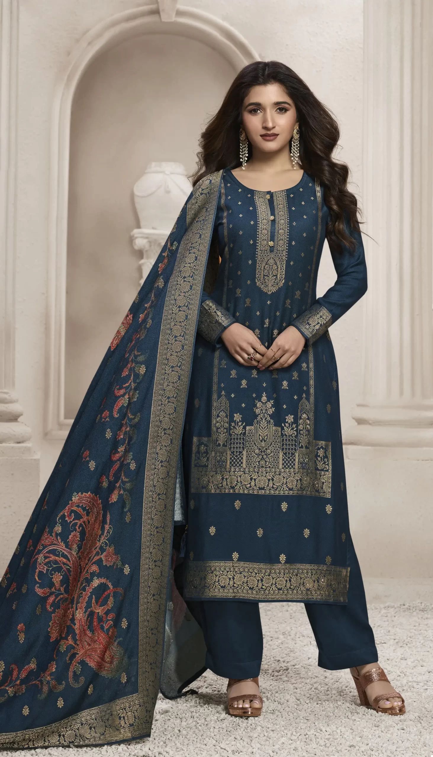 Vinay Fashion Kervin Aadhira 6 Viscose Pashmina Wholesale Designer Salwar Suit Catalog — Wholesale Salwar Suits, MPA wholesale from Surat - Gallery Image 4