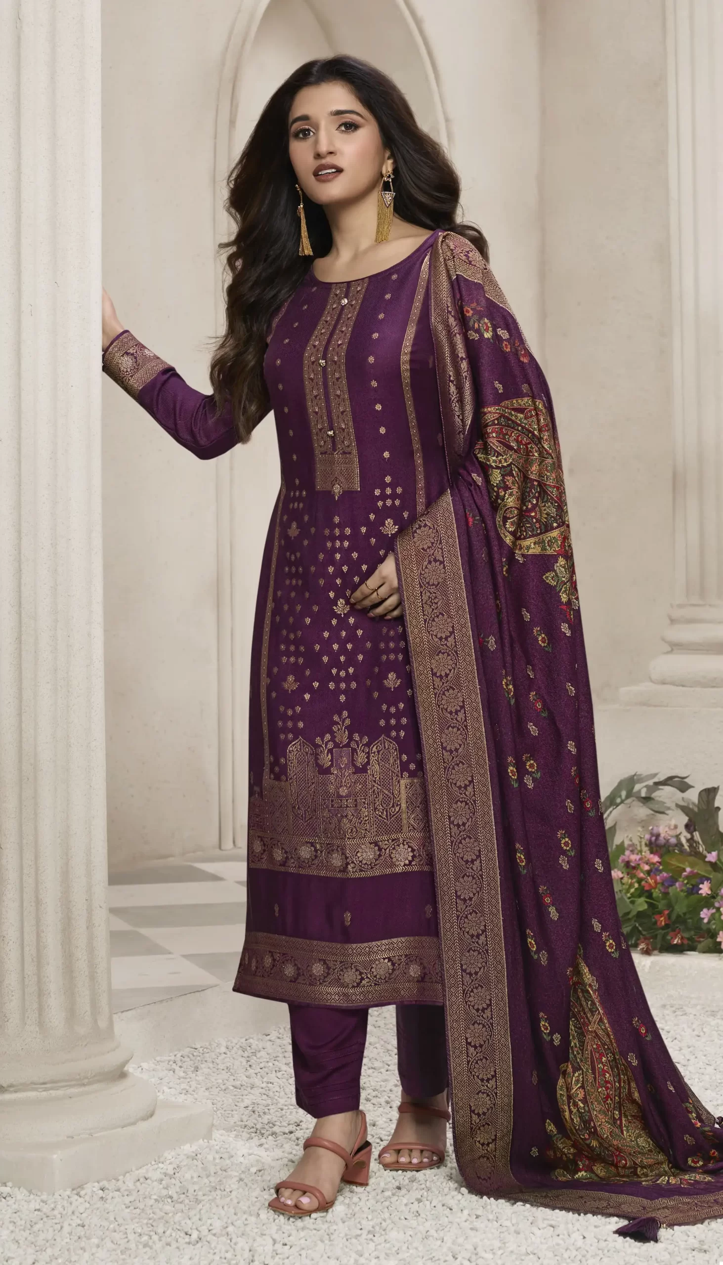 Vinay Fashion Kervin Aadhira 6 Viscose Pashmina Wholesale Designer Salwar Suit Catalog — Wholesale Salwar Suits, MPA wholesale from Surat - Gallery Image 5