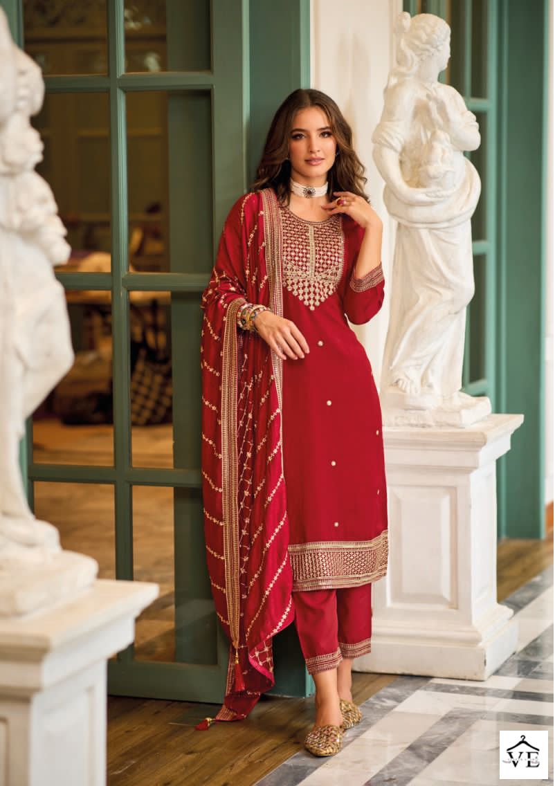 Zaveri Keya Silk Wholesale Designer Readymade Party Wear Salwar Suit Catalog — Wholesale Salwar Suits, MPA wholesale from Surat - Gallery Image 2