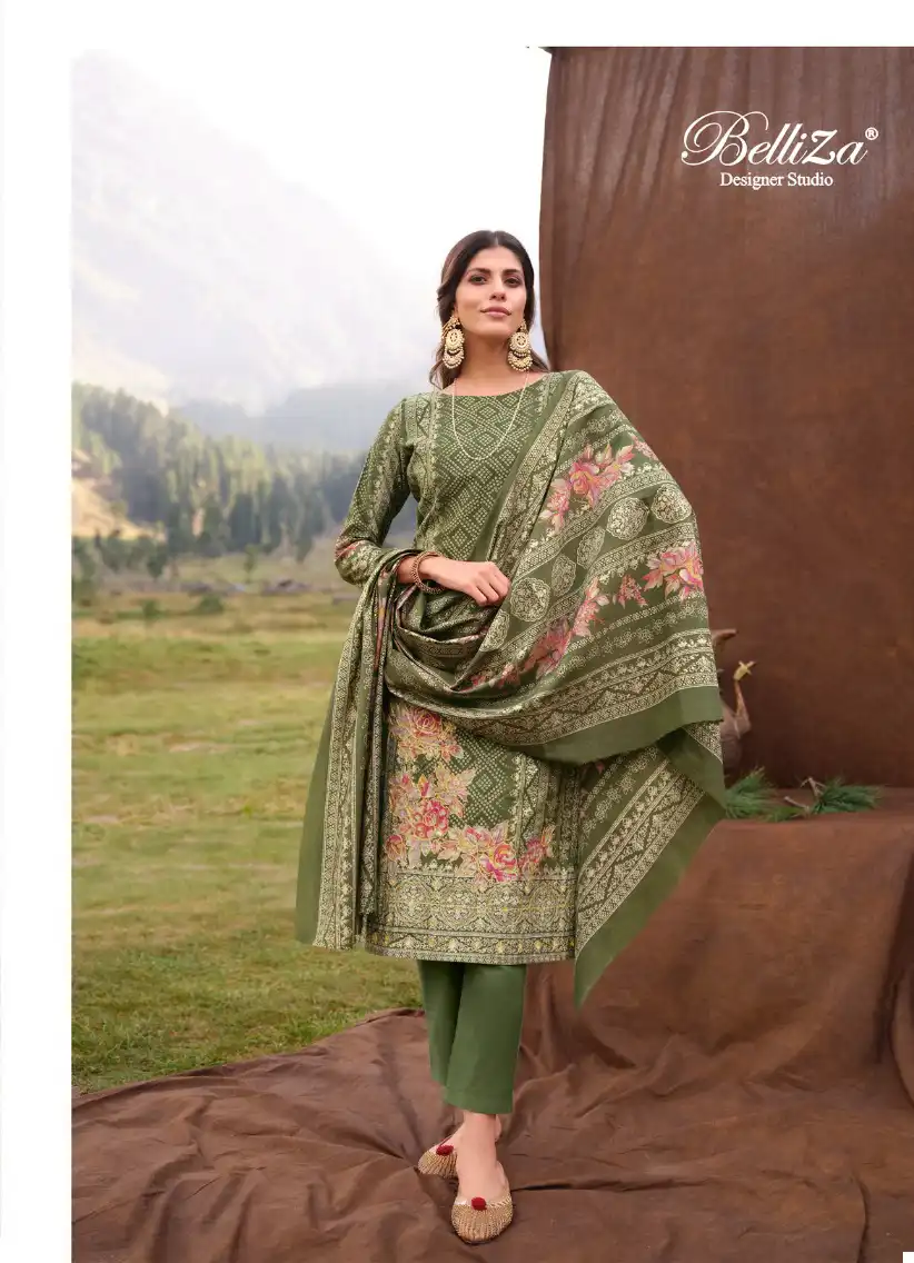 Belliza Khwaab Viscose Muslin Wholesale Salwar Suit Catalog - 8 Pcs Set — Wholesale Salwar Suits, Belliza Designer wholesale from Surat - Gallery Image 3
