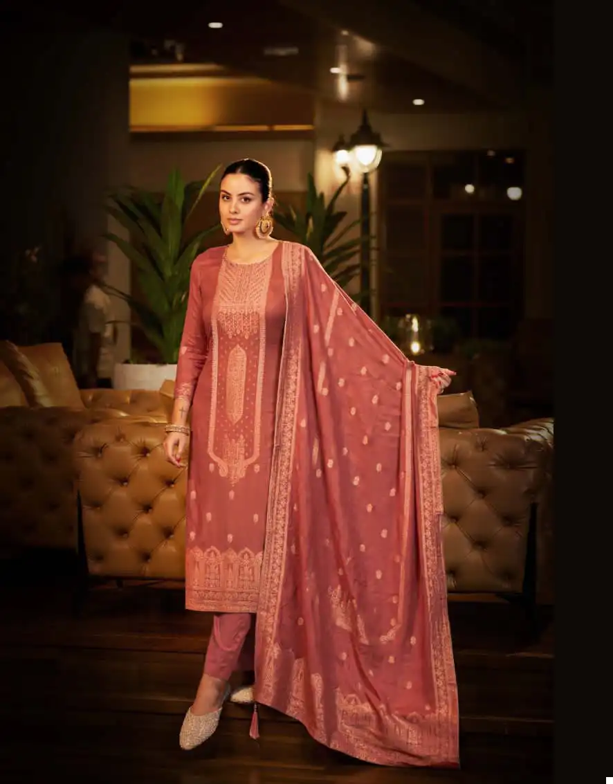 Sargam Khwab Pure Bember Woolen Pashmina Wholesale Designer Winter Wear Salwar Suit Catalog — Wholesale Salwar Suits, MPA wholesale from Surat - Gallery Image 5