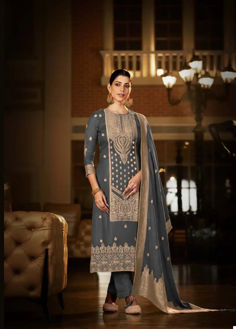 Sargam Khwab Pure Bember Woolen Pashmina Wholesale Designer Winter Wear Salwar Suit Catalog — Wholesale Salwar Suits, MPA wholesale from Surat - Gallery Image 6