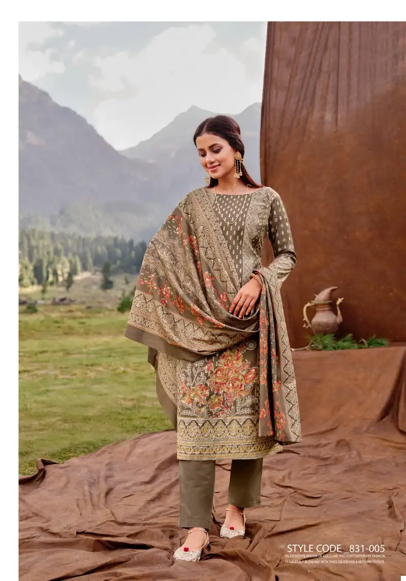 Belliza Khwaab Viscose Muslin Wholesale Salwar Suit Catalog - 8 Pcs Set — Wholesale Salwar Suits, Belliza Designer wholesale from Surat - Gallery Image 6
