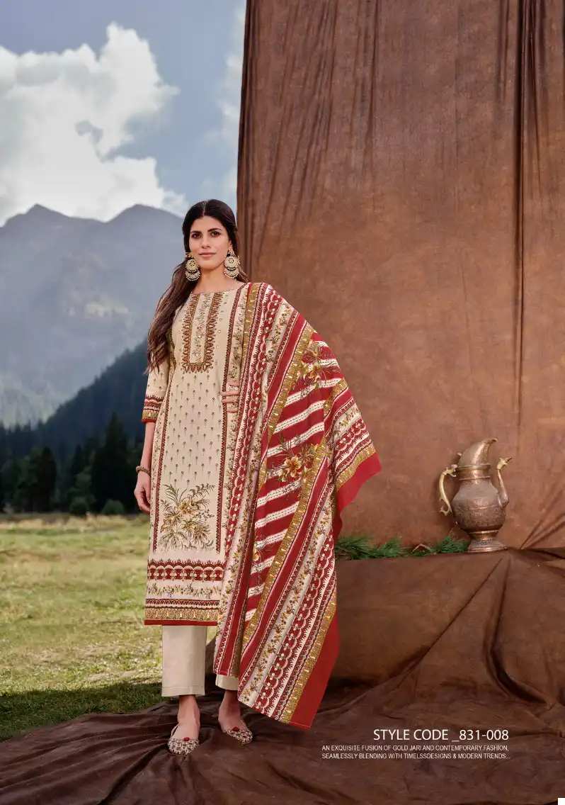 Belliza Khwaab Viscose Muslin Wholesale Salwar Suit Catalog - 8 Pcs Set — Wholesale Salwar Suits, Belliza Designer wholesale from Surat - Gallery Image 7