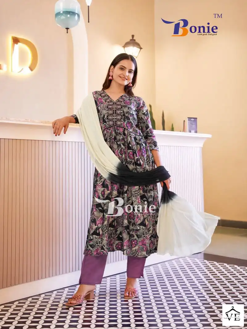 Bonie Kiara Heavy Chanderi Wholesale Readymade Salwar Suit Catalog — Wholesale Salwar Suits, bonie wholesale from Surat - Gallery Image 4