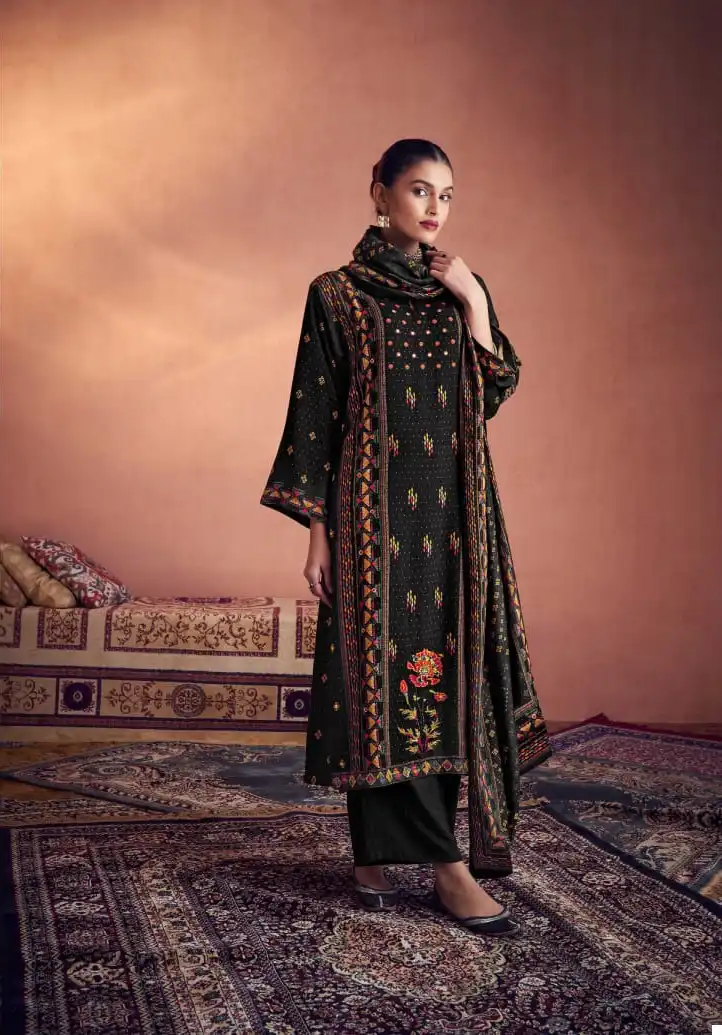 Sarg Kilim Staple Twill Wholesale Designer Salwar Suit Catalog — Wholesale Salwar Suits, MPA wholesale from Surat - Gallery Image 6