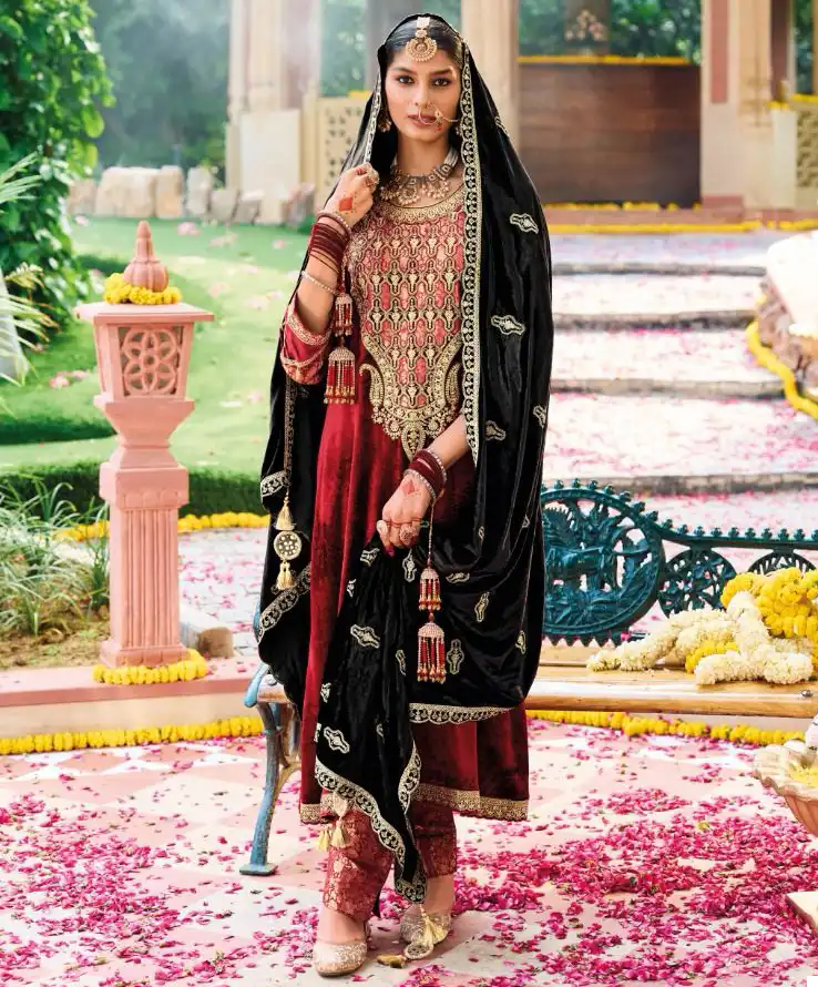 Ibiza Kuch Khaas Vol 8 Pure Sicilian Viscose Velvet Wholesale Designer Winter Wear Salwar Suit Catalog — Wholesale Salwar Suits, MPA wholesale from Surat — view 1
