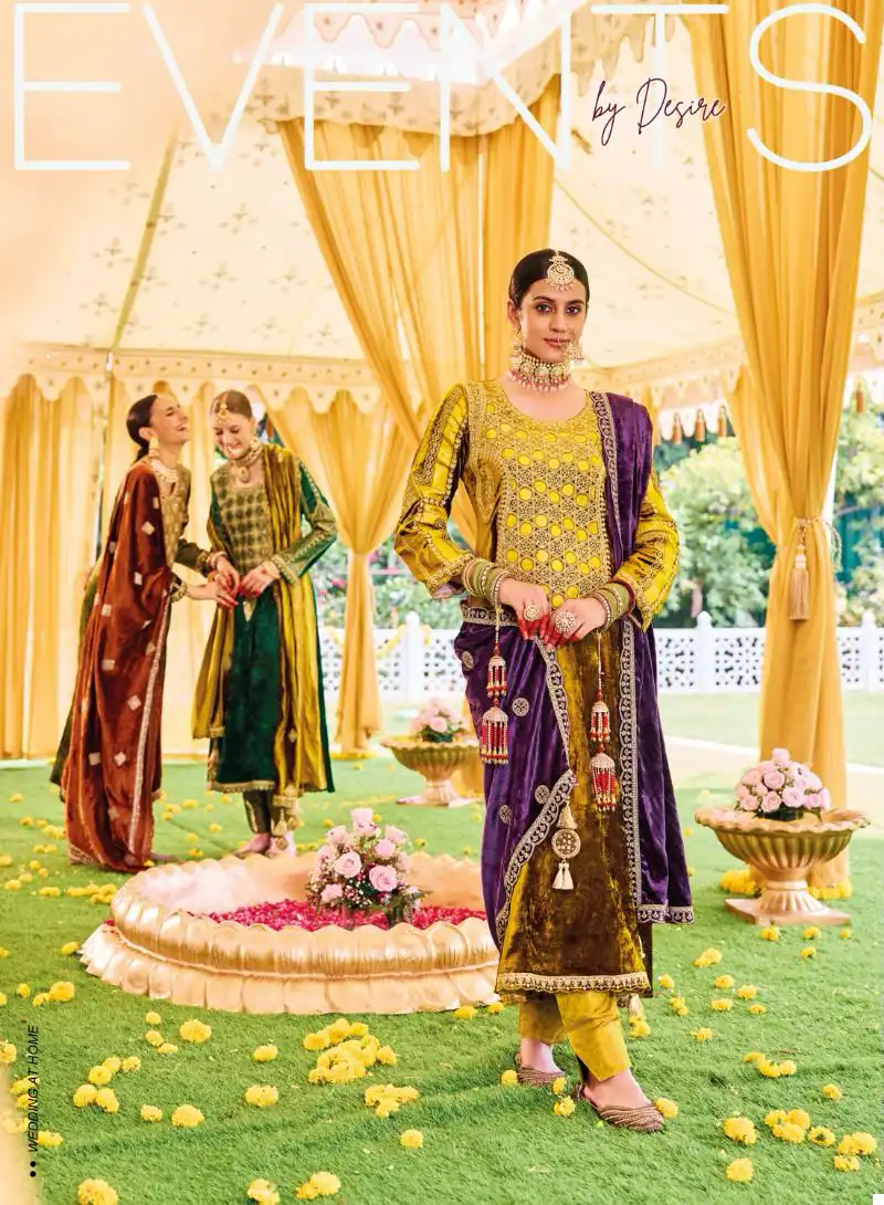 Ibiza Kuch Khaas Vol 8 Pure Sicilian Viscose Velvet Wholesale Designer Winter Wear Salwar Suit Catalog — Wholesale Salwar Suits, MPA wholesale from Surat - Gallery Image 3
