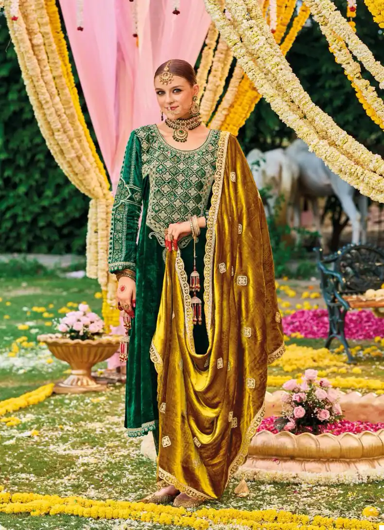 Ibiza Kuch Khaas Vol 8 Pure Sicilian Viscose Velvet Wholesale Designer Winter Wear Salwar Suit Catalog — Wholesale Salwar Suits, MPA wholesale from Surat - Gallery Image 4
