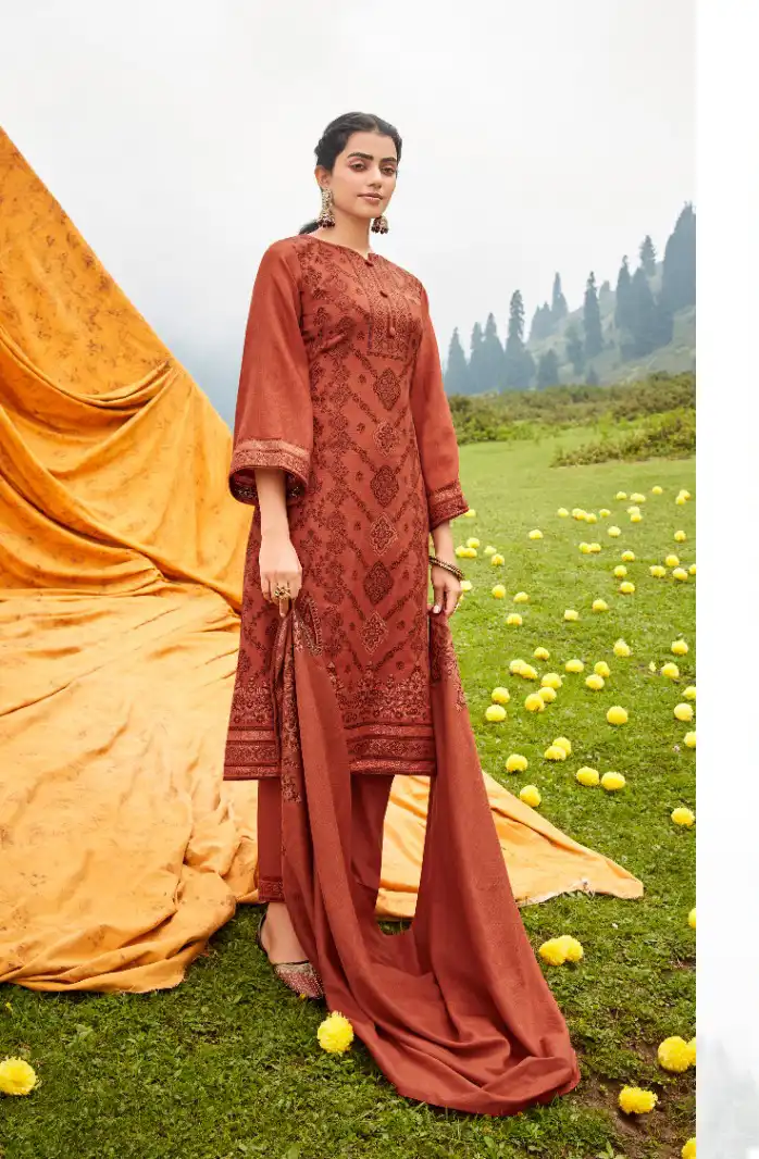 Belliza Designer Kudrat Pashmina Wholesale Fancy Designer Winter Wear Salwar Suit Catalog — Wholesale Salwar Suits, Belliza Designer wholesale from Surat - Gallery Image 2
