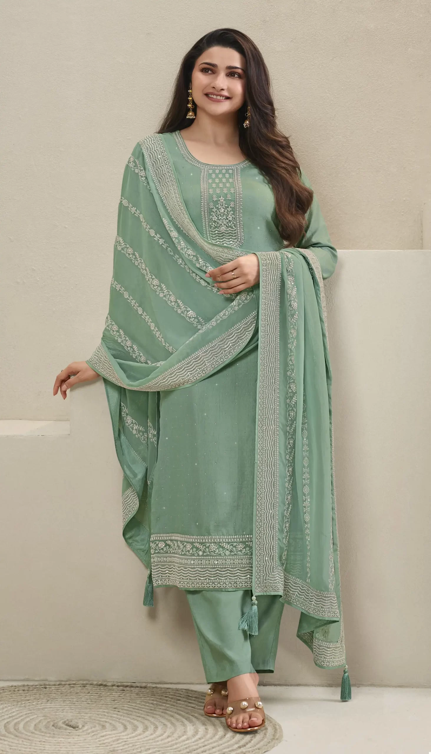 Vinay Fashion Kuleesh Parul Dola Wholesale Designer Salwar Suit Catalog — Wholesale Salwar Suits, MPA wholesale from Surat - Gallery Image 3