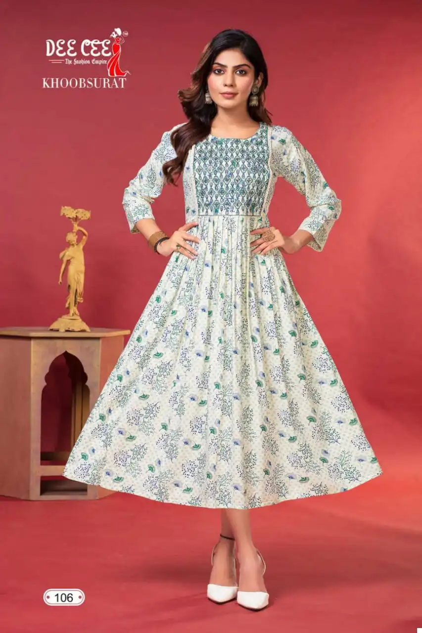 Deecee Khoobsurat Heavy Rayon Wholesale Kurti Catalog — Wholesale Kurtis, MPA wholesale from Surat - Gallery Image 6