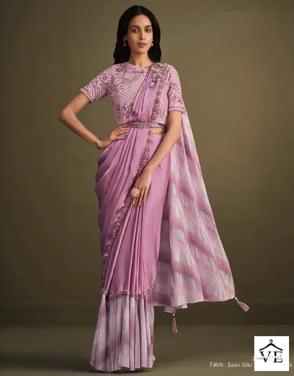 Mahotsav La Belle Crepe Silk Wholesale Designer Sarees Catalog — Wholesale Sarees, MPA wholesale from Surat — view 1