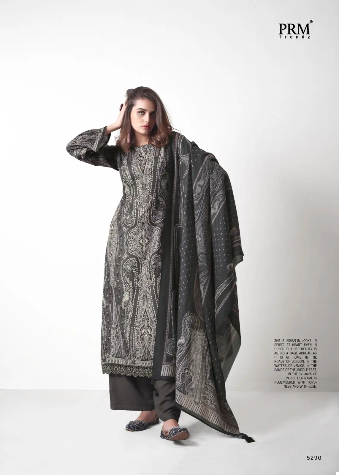 Prm Trendz Lahza Viscose Pashmina Wholesale Winter Wear Salwar Suit Catalog — Wholesale Salwar Suits, MPA wholesale from Surat - Gallery Image 2