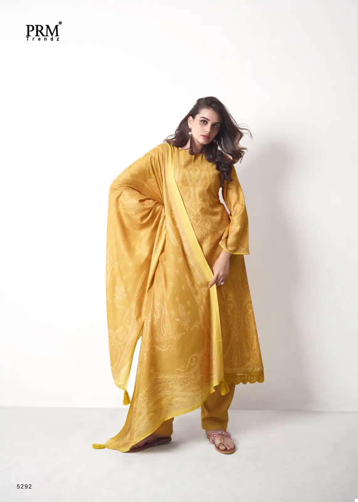 Prm Trendz Lahza Viscose Pashmina Wholesale Winter Wear Salwar Suit Catalog — Wholesale Salwar Suits, MPA wholesale from Surat - Gallery Image 4