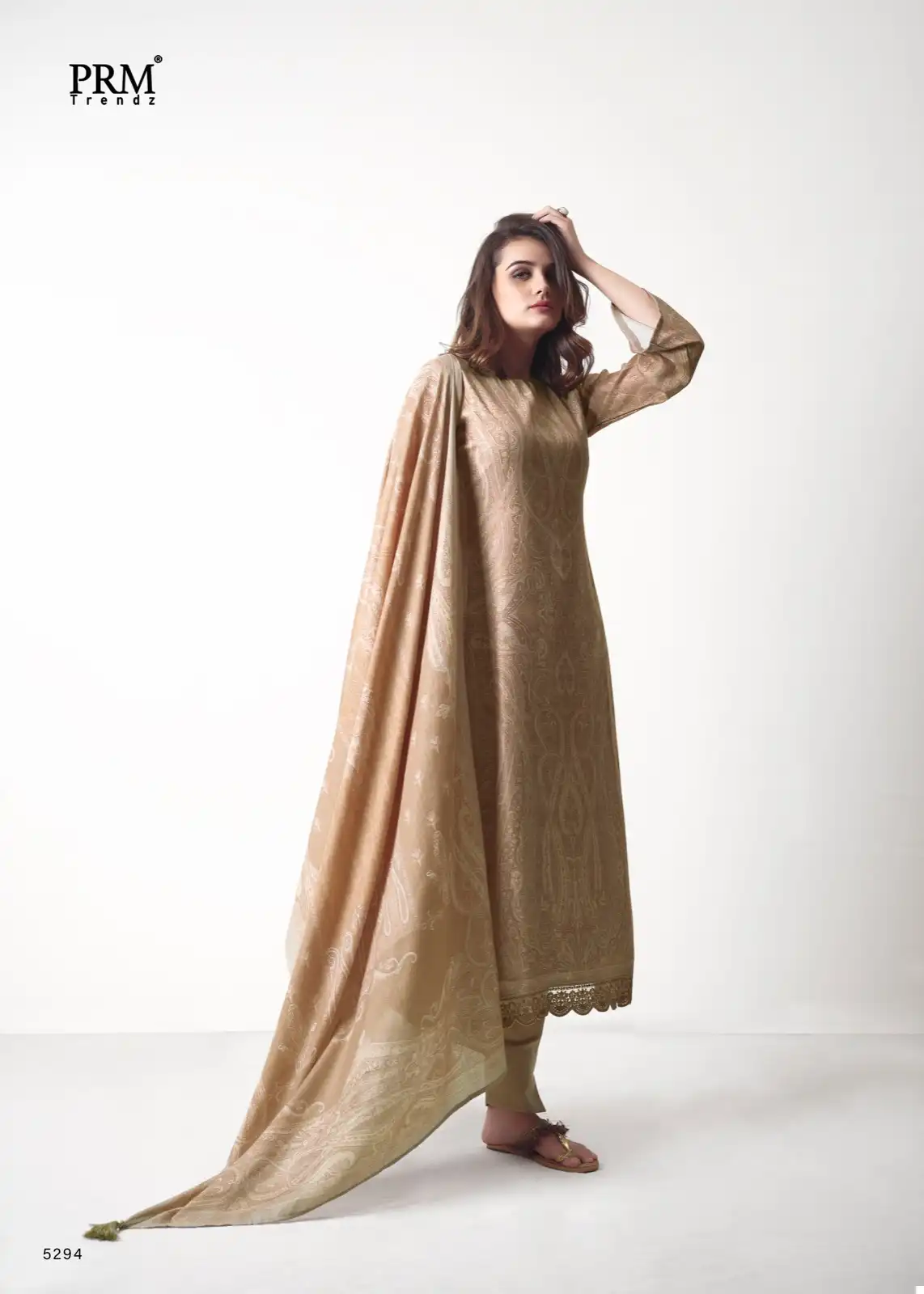 Prm Trendz Lahza Viscose Pashmina Wholesale Winter Wear Salwar Suit Catalog — Wholesale Salwar Suits, MPA wholesale from Surat - Gallery Image 6