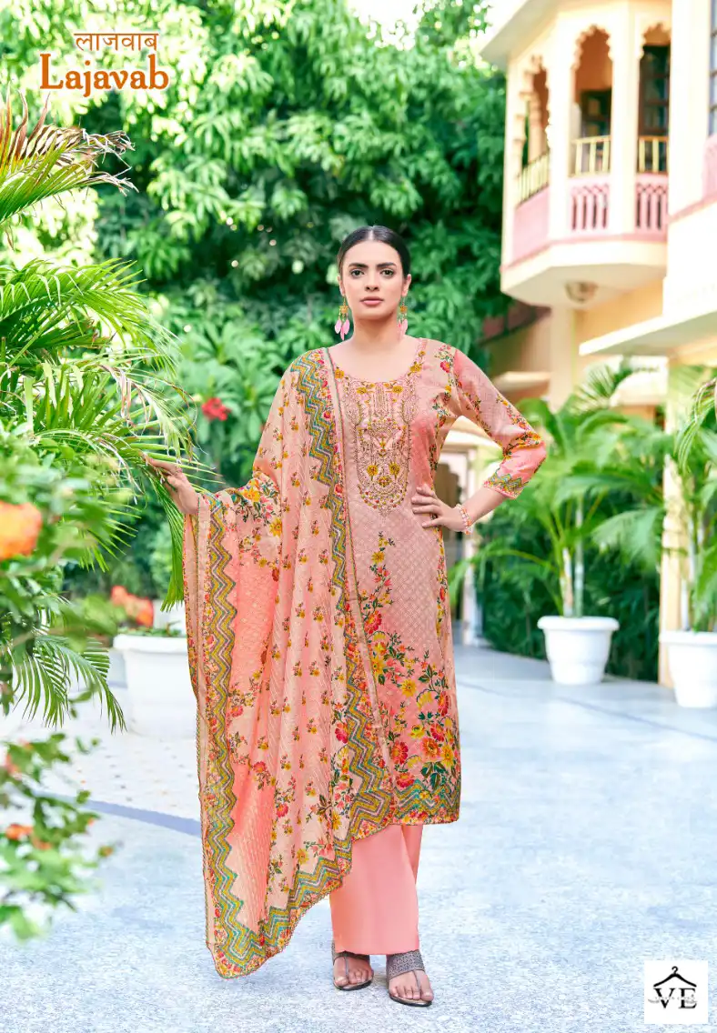 Alok Suits Lajawab Jam Cotton Wholesale Fancy Embroidery Work Salwar Suit Catalog — Wholesale Salwar Suits, Alok Suit wholesale from Surat - Gallery Image 8