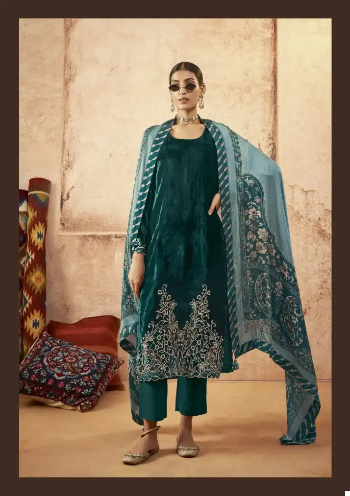 Kimora Heer Libaas-E-Ishq Pure Velvet Wholesale Winter Wear Suit Catalog - 8 Pcs Set — Wholesale Salwar Suits, MPA wholesale from Surat - Gallery Image 3